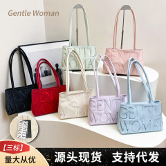 泰国Gentle Woman缎绸面单肩包手提帆布包小众潮流女包腋下包包潮