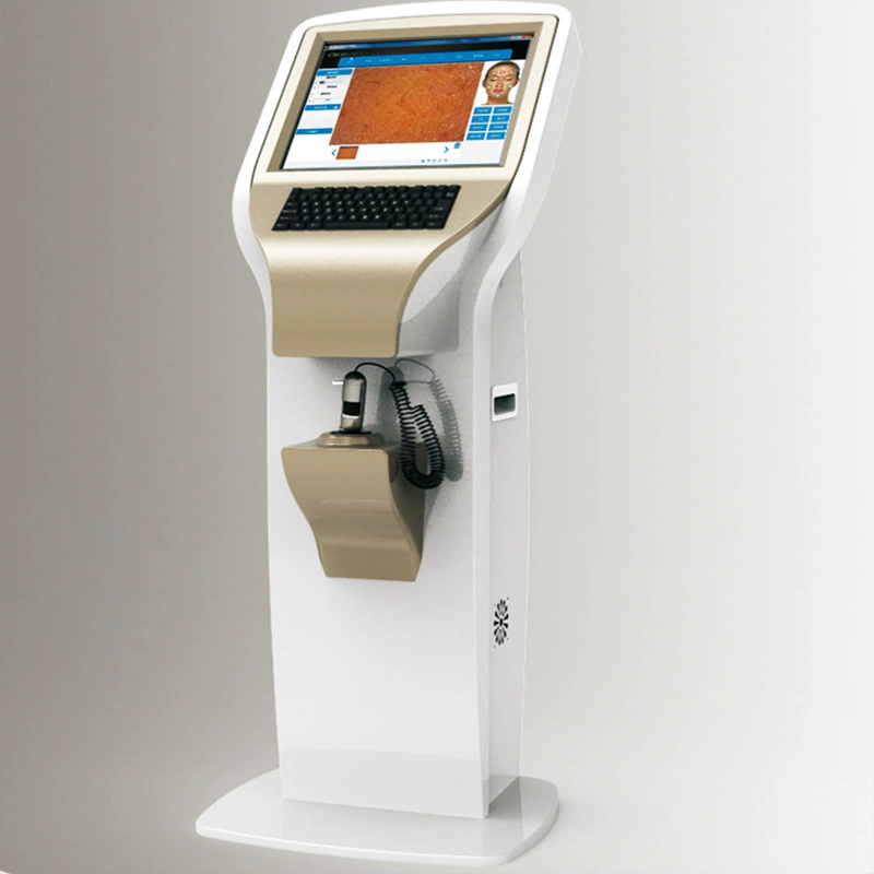 CBS-808 Вертикальная многоразовая машина для кожи головы, волосяного фолликула, зеркало, физиологические данные, косметическая оценка эффективности, инструмент для тестирования