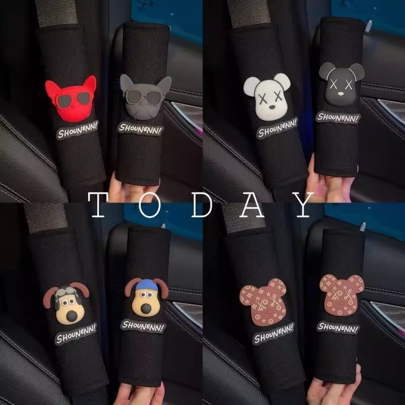 Funda Protectora de Hombro para Cinturón de Seguridad de Coche de Seda de Hielo Anti-estrangulamiento para Automóvil image 3