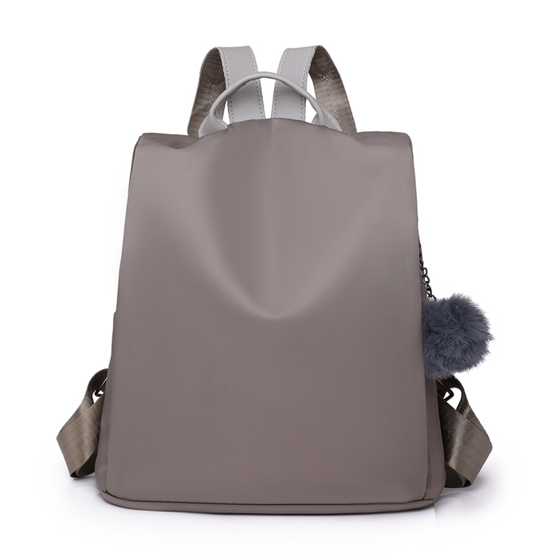 2023 nueva mochila antirrobo de nailon para mujer casual de moda, mochila de doble uso para viajes al aire libre retro simple