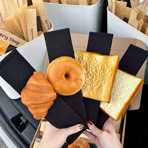 Kreativ Bagel Çörək Avtomobil Təhlükəsizlik Kəməri Çiyin Örtüyü Dekompressiya Qoruyucu