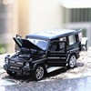 Alloy car, SUV, realistic car model with light music