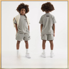 High-end original brand children's clothing T-shirt short sleeve streetwear Fog for boys and girls parent-child set