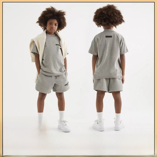 High-end original brand children's clothing T-shirt short sleeve streetwear Fog for boys and girls parent-child set