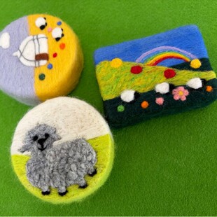 �h������ë����������ԡ��Felted Wool Soap�ɽ�����ë���ֹ���