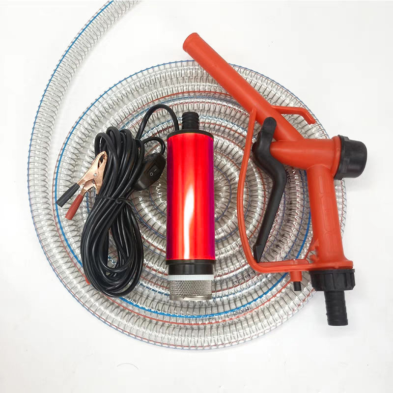Bomba bombeo eléctrica 12v24v diesel sumergible portátil reabastecimiento