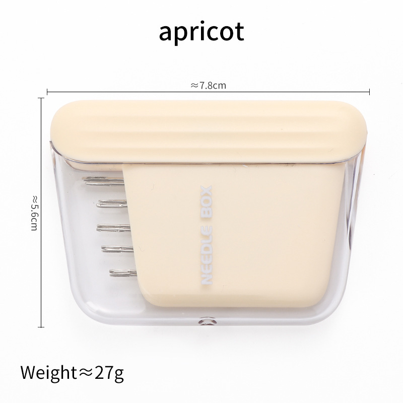 Caja de agujas magnéticas portátil para el hogar, conjunto de agujas de coser para el dormitorio de estudiantes, caja de almacenamiento de color, agujas de coser a mano de múltiples especificaciones