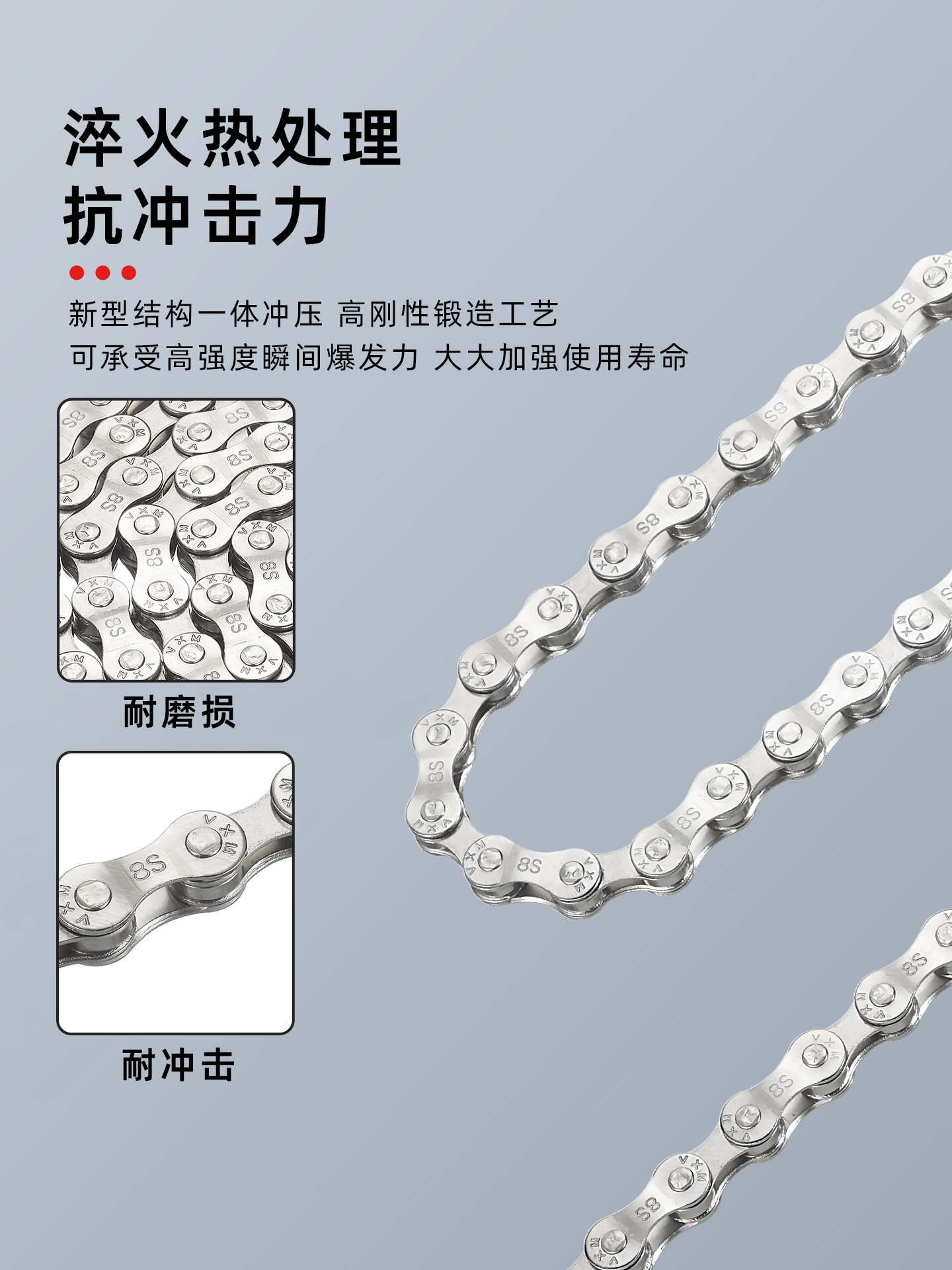 VXM cadena de bicicleta desmontaje hebilla mágica alicates Cadena de bicicleta de montaña Regla de medición cortador de cadena herramienta de desmontaje