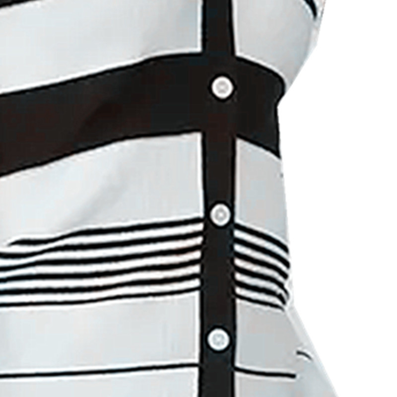 여성 봄, 가을 니트 스트라이프 가디건 탑 클립 온 V 넥 긴팔 짧은 스웨터 가공 공장 도면 및 샘플 주문