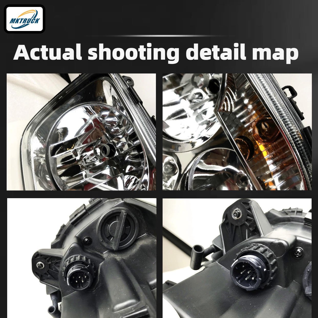 Aplicable a Mercedes-Benz ACTROS MP3 Headlight Assembly Truck Light Accessories 9438201461/9438201561