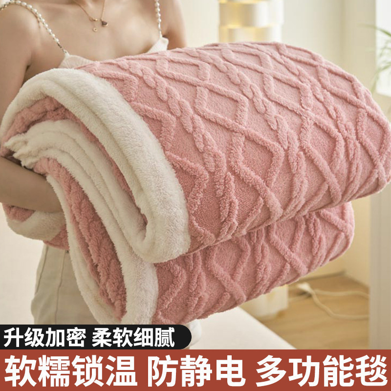 Fronteriza brida manta de peluche gruesa torre de cubierta de oficina siesta manta de peluche de coral manta de aire acondicionado manta de regalo manta al por mayor