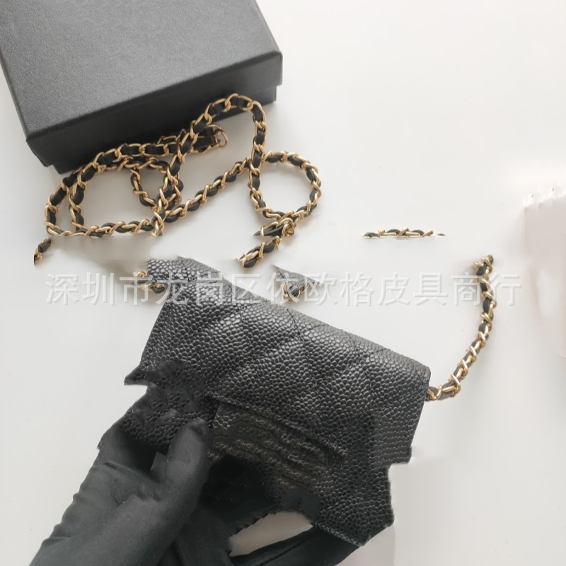 Factory Direct Sale Mini Square Bag for Women 2026 New Chain Bag Genuine Leather Quilted Crossbody Bag Fashionable Versatile Shoulder Bag