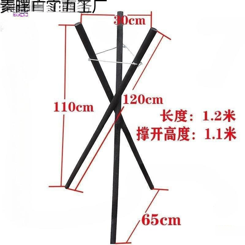 開業花籃盆架假花花木質三角花店落地三叉插鮮花架子花架三腳架代