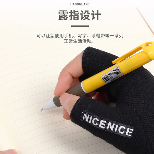 usb heated half finger gloves winter warm thickened heated hand warmer gloves portable writing office charging gloves
