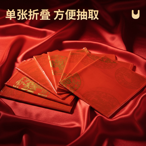 Disposable tablecloth, thick red tied plastic tablecloth for wedding banquet banquet large dining table cover