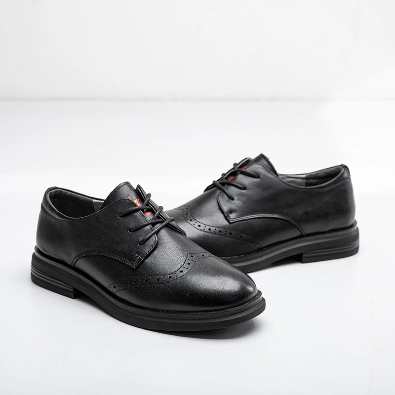 Весенняя Новая Женская рабочая обувь, женская обувь очень больших размеров, женская обувь с электроизоляцией, 6KV, женская обувь из воловьей кожи первого слоя