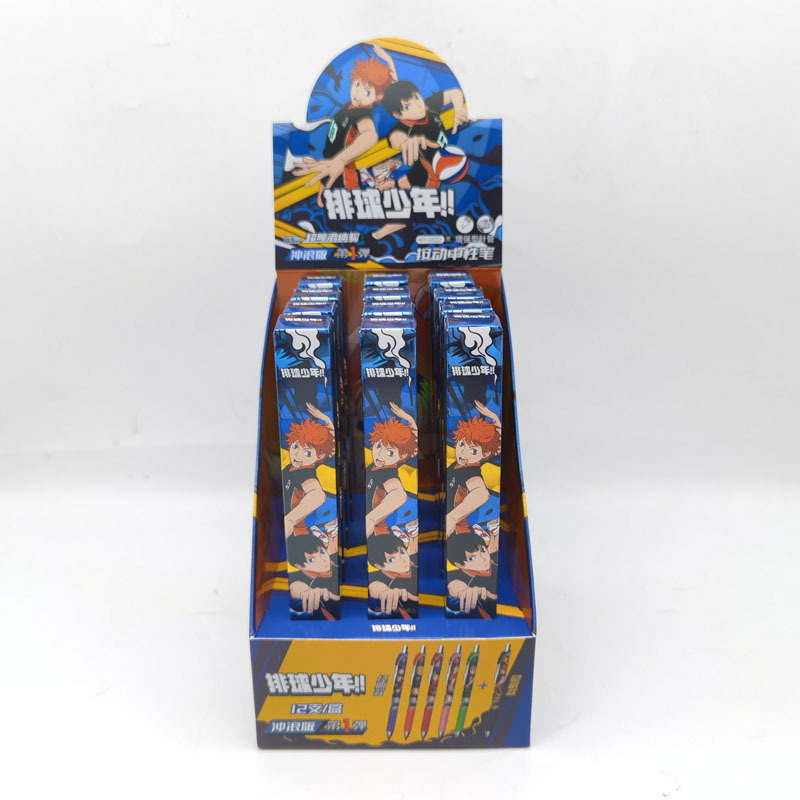 dibujos animados originales de la caja ciega bolígrafo creativo cuadrático dibujo de personajes pulsar bolígrafo neutro bolígrafo de agua súper suave