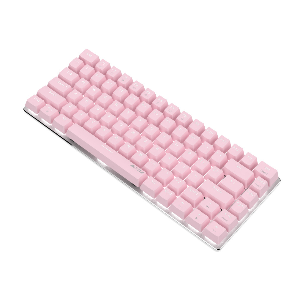 AK33 Rosa Blu Rosso Asse Singola Luce Mista Meccanica 82 Ufficio Casa Gioco Chiave Separazione Cavo Tastiera_voghion.com
