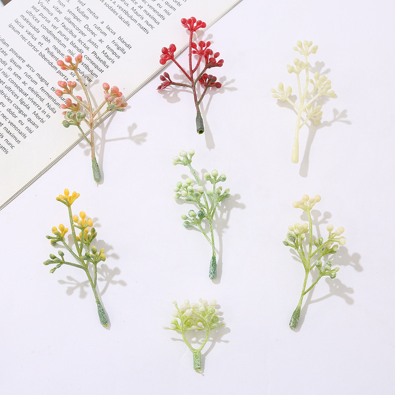 Simulation Fern Green Leaf Plant Potted Plant Accessories Small Potted Plant Home Plastic Ornaments Mini Micro Landscape DIY Bonsai