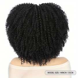 外贸跨境假发头套hair蓬松爆炸头非洲小卷毛毛虫Cos Play节日假发