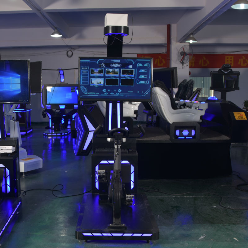 VR interactivo de sensación corporal un solo jugador simulador de experiencia de entretenimiento equipo de entretenimiento bicicleta gran máquina de juego inmersiva comercial ocio
