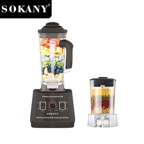SOKANY666 Wall-Breaking Commercial-Grade Home Use Dual-Purpose Ice Crushing and Food Processing Machine
