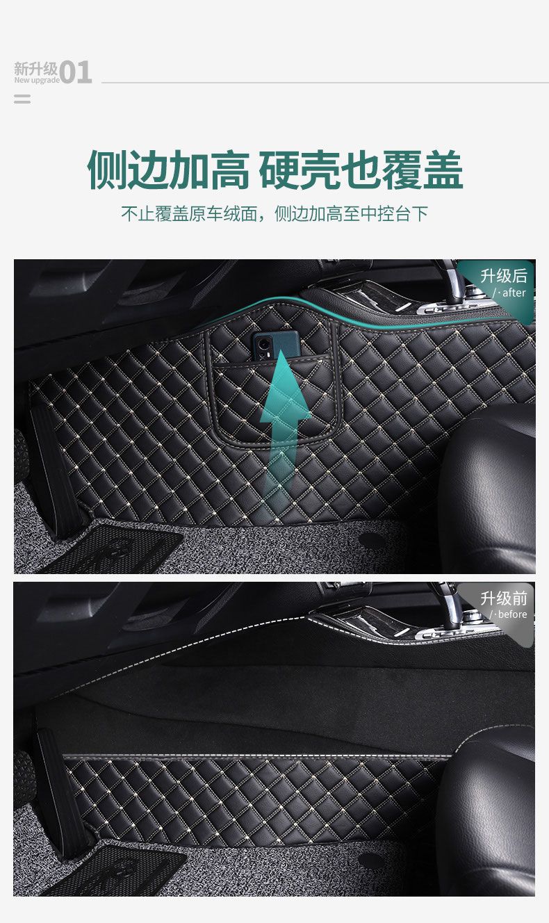Suitable for Volkswagen Sagitar Foot Mat Enclosing FAW 23 22 New Main Driving Wire Ring 18 Car Foot Mat