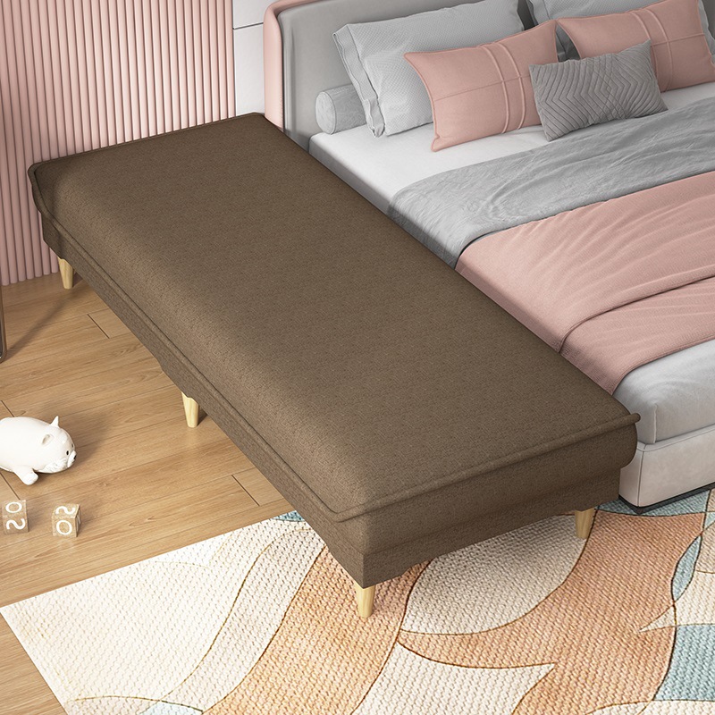 Long Bench Single Person Nap Bed Splicing Bed Widened Extension Bed Bedside Rental Room Recliner Chaise Longue Sofa H^