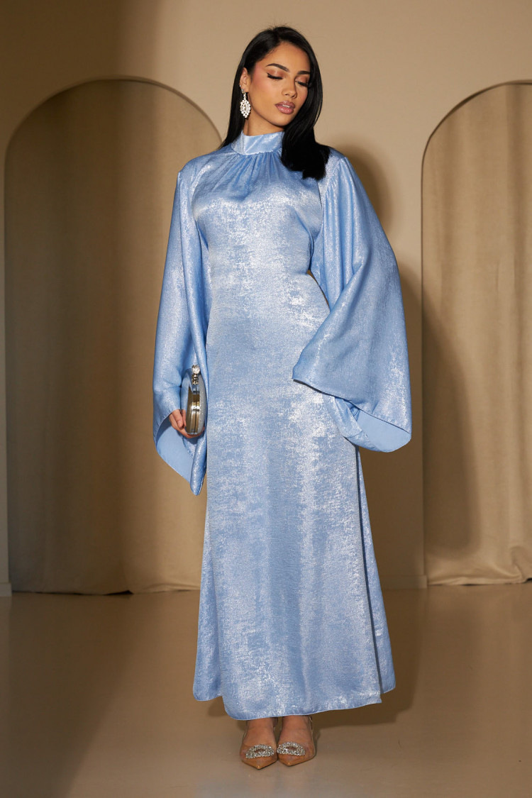 Women's Clothing fashion stitching Dubai Türkiye elegant dress _voghion.com