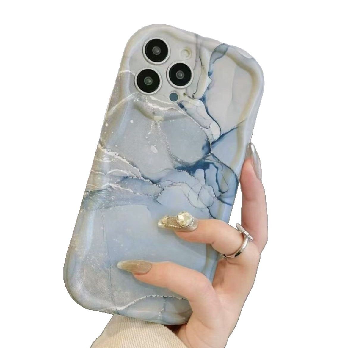 Nuevo estilo transfronterizo aplicable iPhone 15promax funda para teléfono móvil Apple 16 anti-caída 14pro Japón y Corea del Sur 13/12 personalidad