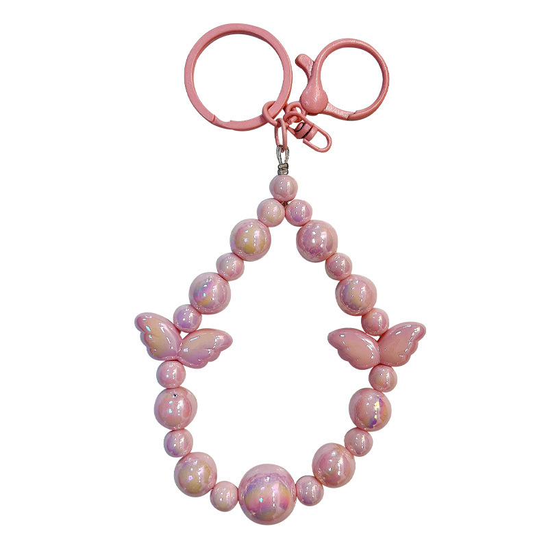 Sala de transmisión directa con alas recuerdos llaveros lindos colgantes de teléfonos móviles accesorios de bolsos llaveros de automóviles al por mayor