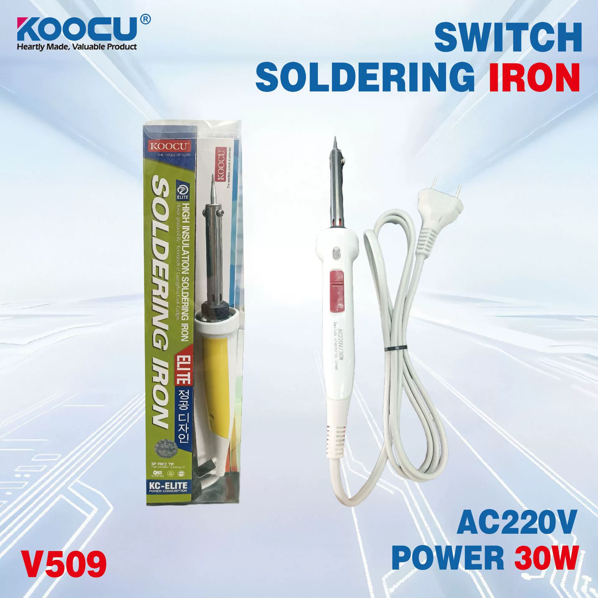 Электрический паяльник с регулируемой температурой, 30 Вт, для домашнего ремонта, паяльная ручка, 220 В, набор инструментов для электросварки