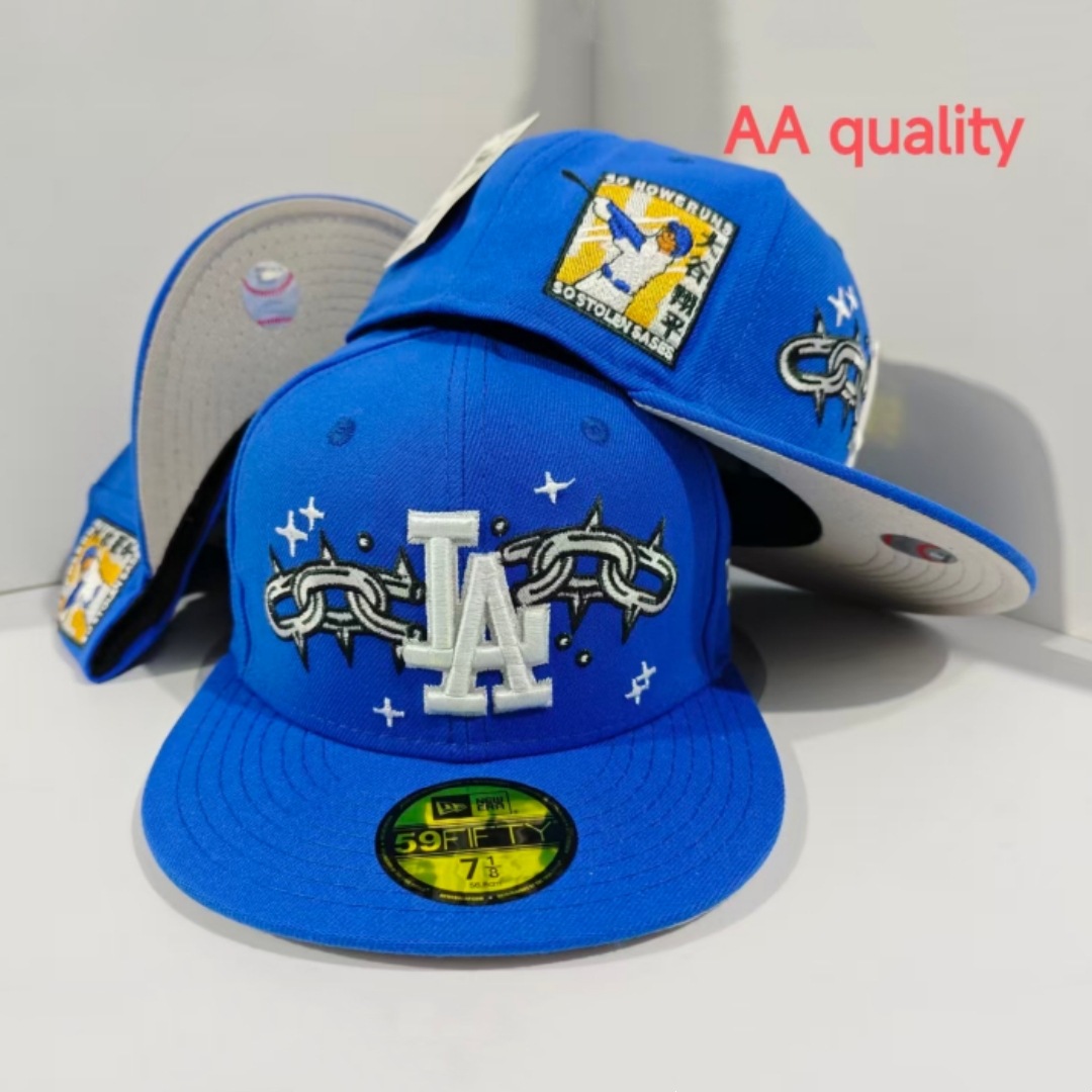 Gorra de béisbol de la liga de equipos de comercio exterior transfronterizo, novedad 2026, superventas, con patrón AA, de ala plana, a la moda y de talla estándar.