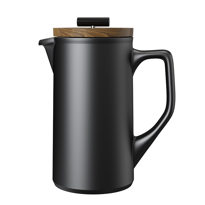 Coffee Filter French Press Pot 304 French Press Pot French Hand-Brewed Coffee Pot Classy Ceramic French Press Pot for Home Use Coffee Filter French Press Pot 304 French Press Pot French Hand-Brewed Coffee Pot Classy Ceramic French Press Pot for Home Use