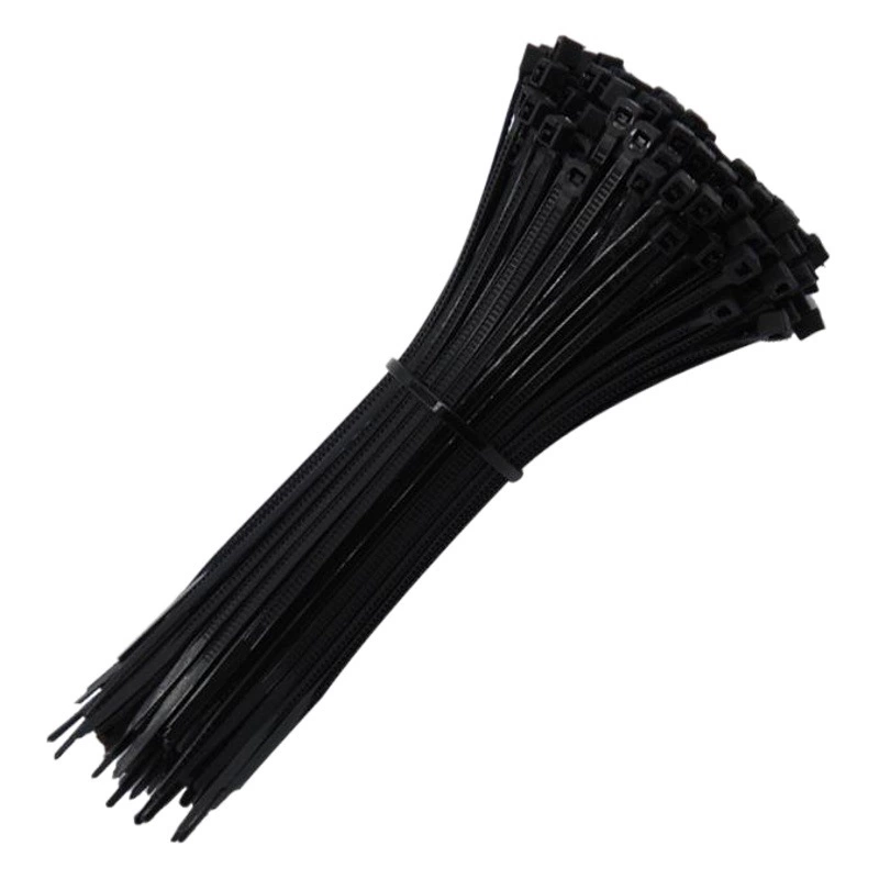 Нейлоновые кабельные стяжки оптом, самоблокирующиеся прочные пластиковые кабельные стяжки, белые, черные пластиковые кабельные стяжки