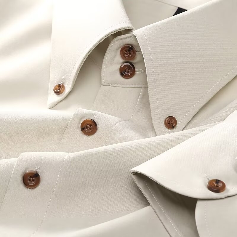 男士长袖衬衫男高级感商务高端休闲专柜正品秋冬季新款品牌白衬衣