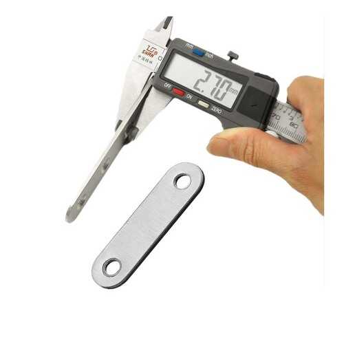 Loud stainless steel straight piece corner code 60 straight corner code fixed connection piece photo frame corner piece back panel buckle fastener