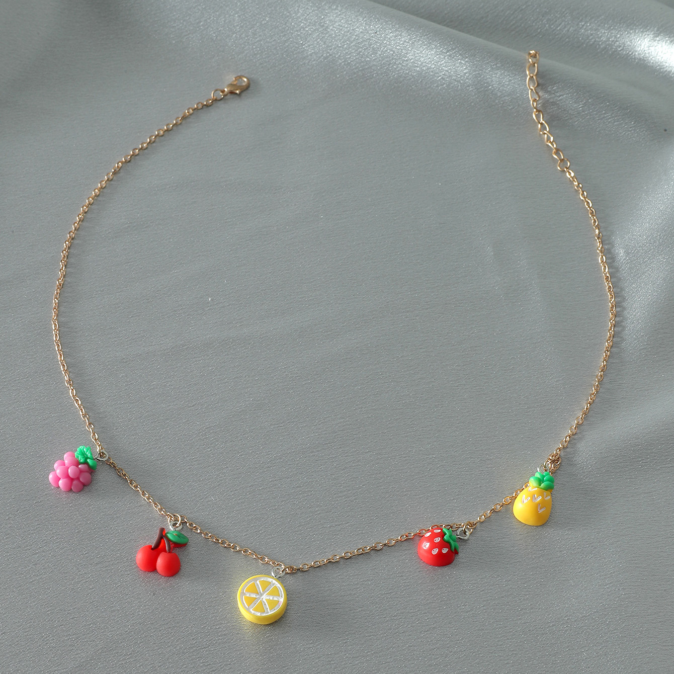 Fashion Retro Fruit Necklace display picture 4