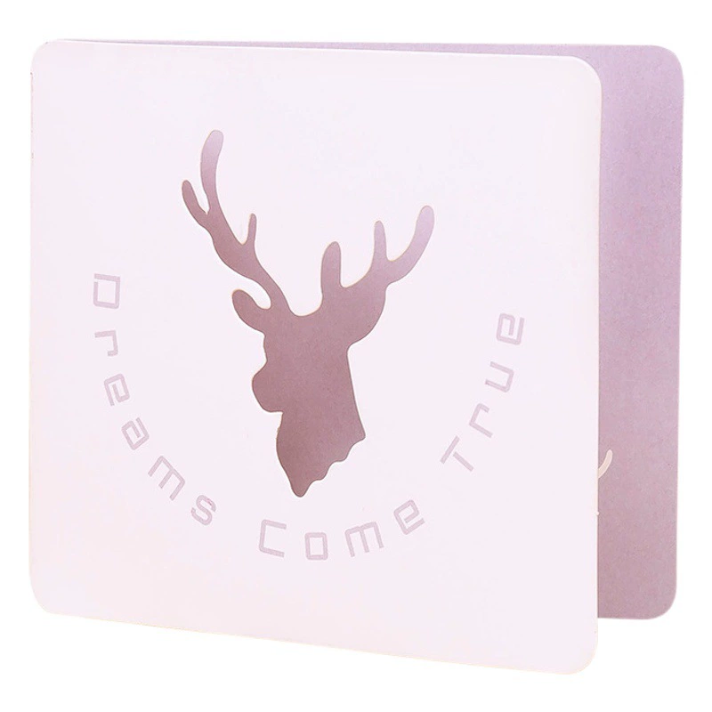 Трансграничные полые свежие деловые минималистские поздравительные открытки на день рождения