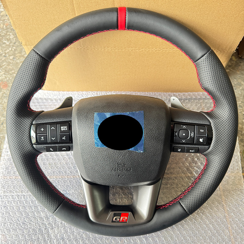 Suitable for Hilux Revo Full Leather Steering Wheel Steering Wheel Assembly Fortuner Steering Wheel