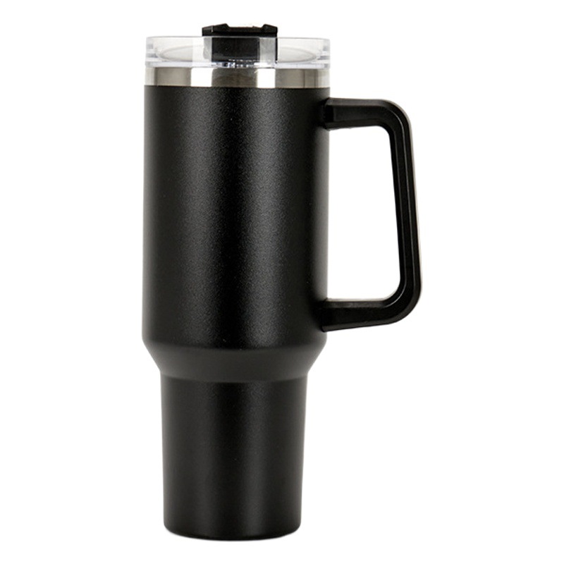 Comercio exterior 40oz taza de coche de acero inoxidable gran capacidad de aislamiento de doble capa retención de frío taza de hielo taza de cerveza de coche con mango