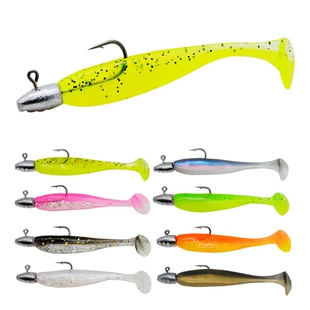 Root bait soft bait road sub -bait lead hook tail fish 5 loaded bionic bionic fake bait leader hook fishing gear