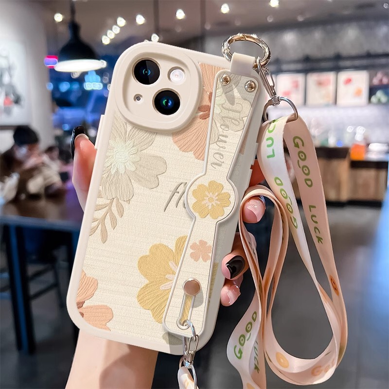 Apple 15 Phone Case for Women, iPhone 1 Anti-Drop Crossbody with Lanyard, High-End Full-Cover Wrist Strap, 13 Pro Max Soft Case Apple 15 Phone Case for Women, iPhone 1 Anti-Drop Crossbody with Lanyard, High-End Full-Cover Wrist Strap, 13 Pro Max Soft Case