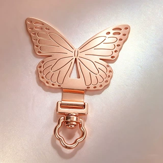 跨境专供多形状金属旋转手机垫片 十款造型不锈钢夹片现货