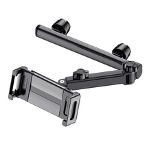 新款车椅后座车载支架后排头枕平板电脑可伸缩折叠的手机跨境热销