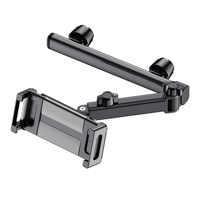 Car Seat Backrest Mount, Rear Headrest Tablet Holder, Retractable Folding Phone Holder, Car Backrest Mount