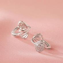 贝壳耳环小巧精致气质耳扣女高级感简约百搭短发耳饰