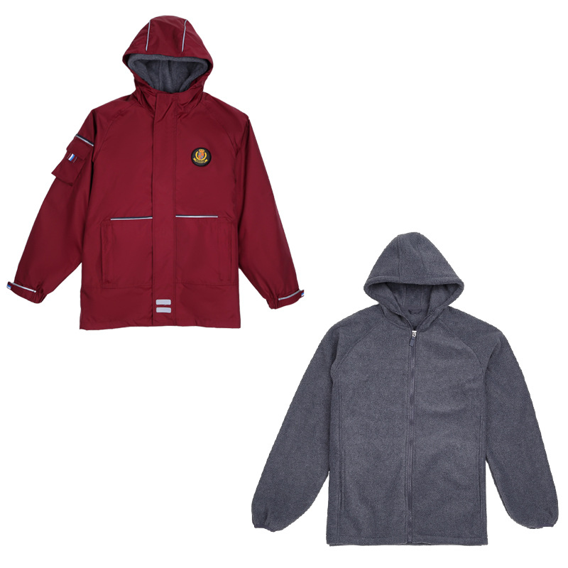 봄과 가을 겨울 학교 유니폼 세트 학생 3 대 1 소박한 옷 3 조각 세트 초등학교 게임 두꺼운 수업 세트