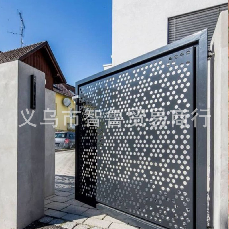 Metal Cut Out Background Wall Decorative Panel Cnc Metal Privacy Guardrail Outdoor Balcony Fence Cut Out Screen
