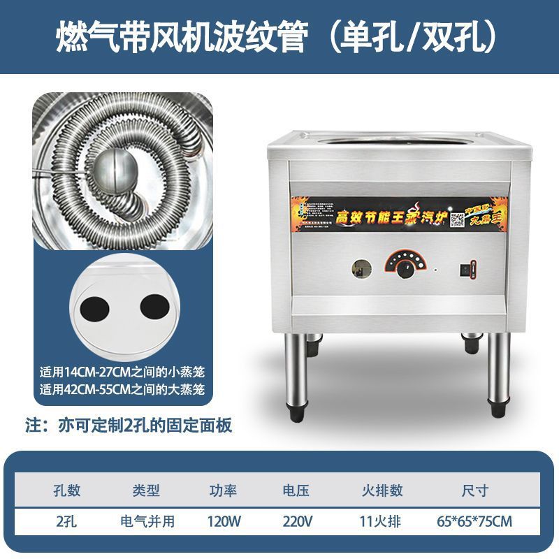 horno de paquete de vapor eléctrico comercial ahorro de energía pan al vapor de piel fría al vapor arroz salchicha polvo máquina multifuncional de vapor de paquete de gas